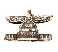 Statuetta tradizionale Farvahar fatta a mano, colore avorio, statua decorativa per la casa, simbolo storico del patrimonio, saggezza e umorità, statua - 10,2 x 7,6 cm |