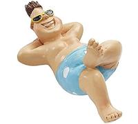 Statuetta turista bagnante per mini sedia a sdraio ca.6 cm.