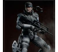 Statuetta Venom Snake videogioco METAL GEAR phantom pane da verniciare...