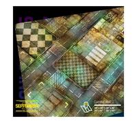 Statuetta Wargame 3D - 9 Plaza District - Tappeto Da Gioco Multi-Forma