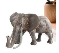 Statuette a forma di elefante, decorazione per la casa, modello educativo a forma di elefante asiatico, scultura di animali in tinta unita, arte moderna per sala da pranzo, soggiorno, camera da letto