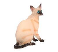 Statuette a forma di gatto, in PVC, realistica, piccola scultura a forma di animale da collezione, ornamento decorativo per la casa, per comodino, soggiorno, camera da letto e altri luoghi