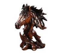 Statuette a forma di testa di animale, in resina, a forma di busto di animali selvatici, fatta a mano, tigre, cavallo, leone, , aquila, ornamento da tavolo per soggiorno, ingresso e ripiano