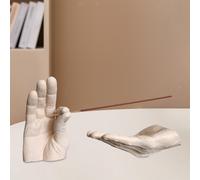 Statuette a mano con porta bastoncini di incenso, figurine decorative per
