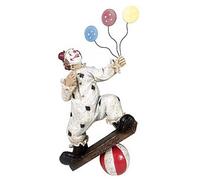 Statuette artistiche di Famiglia - Statua di Clown da Circo, Decorazioni Creative per la casa, Statuette artistiche da Collezione, Artigianato Fatto a Mano, Scultura in Resina di Bambola Clown, adatt