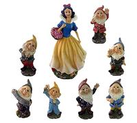STATUETTE DA GIARDINO 'BIANCANEVE CON SETTE NANI' set 7 + 1 KASART