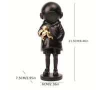 Statuette decorative creative che rappresentano la solitudine e la , adatte per l'arredamento in soggiorni, cantinette e mensole per TV