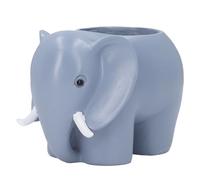 Statuette decorative di elefanti, adorabile pianta di resina per decorazioni da giardino esterno per piante grasse con foro di drenaggio, per il balcone della stanza interna