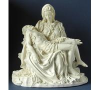 Statuette decorative Statuetta La Pietà statuina Michelangelo statuetta bianca