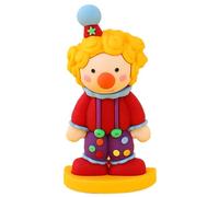 Statuette di Clown, Decorazioni in Miniatura Colorate da Clown del Circo, Topper per Torta di Carnevale Ornamento da Clown, Arte Riutilizzabile la Figura del Clown, Per Decorazioni per l'Home Office,