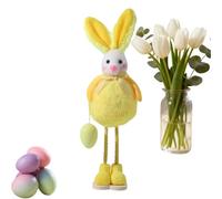 Statuette di coniglio pasquale, decorazione da scrivania con coniglietto pasquale, incantevole decorazione primaverile, per casa, vacanze, riunioni, feste, asilo, scrivania, tavolo da pranzo