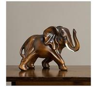 Statuette di elefanti con tronco in su Feng Shui Decorazioni da...(Style2)
