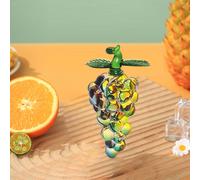 Statuette di frutta in vetro Statua di cristallo fermacarte per il desktop