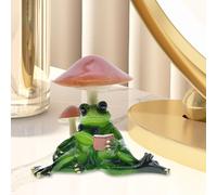 Statuette di Rane in Resina Come Decorazione Unica per Interni Ed Esterni