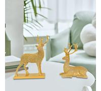Statuette di renne, statuette estetiche da tavolo, di cervi per interni ed