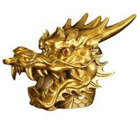 Statuette di teste di drago dello cinese, statuette animali del Feng Shui