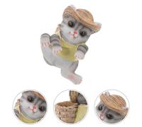 Statuette Gatti Statua Gatto Figurina Di Realistica Decorazioni Per