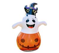 Statuette gonfiabili per Halloween, , fantasma, bicchiere, oggetti di | Decorazioni per il cortile di Halloween con luce e telecomando per balcone, porta d'ingresso, prato, terrazza, giardino