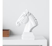 Statuette in Resina per La Decorazione Della Statua Della Testa di Cavallo per