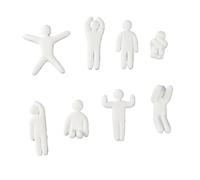 Statuette Stampate in 3D Verniciabili, Gioco da Interno Robusto | 8 miniature diverse,Ideale per l\'arte fai-da-te,Gamma di altezza perfetta,Collezionismo creativo