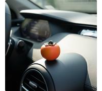 Statuina a Forma di Cachi Carino Decorazione Portafortuna per Auto Design 3D