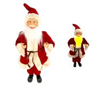 Statuina Babbo Natale Classico 50 cm Colore Rosso Addobbo Natalizio Realistica