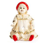 Soprammobile Capodimonte Carretto con frutti frutta in porcellana statuina uva
