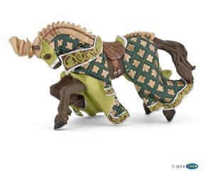 Statuina Cavallo del Maestro delle Armi Stemma Drago Papo 39923