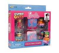 Statuina da Collezione Bandai STUMBLE GUYSxBARBIE FIGURES 6 PACK DELUXE BOX V
