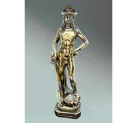 Statuina David Donatello Statuetta decorativa statuette collezione bronzo lucido
