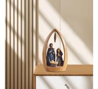 Statuina della Natività Religiosa Gesù Nascita Decorazione per Tavolo