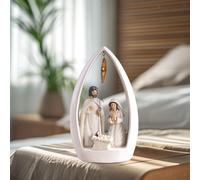 Statuina della Natività Religiosa Gesù Nascita Decorazione per Tavolo