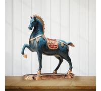 Statuina di cavallo Scultura di cavallo da collezione per sala da pranzo