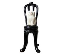Statuina di Gatto e Sedia, Ornamenti Decorativi Vintage, Decorazioni per La Casa, Ornamenti da Tavolo