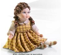 Statuina in Porcellana Capodimonte figura di bambina soprammobile statuetta da x