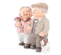 Statuina Per Anniversario Coppia Anziani Statuetta Di Senior San