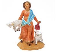 Statuina presepe Pastorella con sacco Categoria 12cm Fontanini (cod.708)