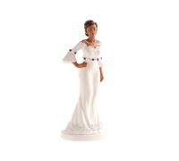 Statuina Topper per Torta Matrimonio "Sposa Glamour" in Resina