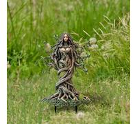 Statuine da giardino per esterni, resistenti alle intemperie, decorazione da giardino, tartaruga e nano da giardino, statuetta in resina 2D, regalo decorativo per laghetto 2D, colore B