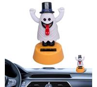 Statuine Danzanti a Energia Solare Decorazione con Testina Oscillante | Animati da Cuscino per Halloween per Veicolo Casa Soggiorno Camera da Viaggio