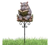 Statuine Decorative Per Vasi Di Piante Paletti Rustici Animali Che Leggono