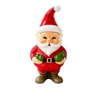 Statuine di Babbo Natale Decorazione da Tavolo Stagionale in Resina Dipinta