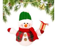 Statuine di pupazzo di neve | Statuetta ornamentale da parte della padrona con luce - Centri tavolo di Natale per tavoli - per festa di vacanza casa inverno caminetto ufficio sala da pranzo interna