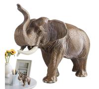 Statuine Elefante Decorazione Casa - Giocattolo Elefante Asiatico - Scultura Decorativa per Primo Apprendimento per Camera da Letto Soggiorno Biblioteca Sala da Pranzo