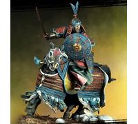 Statuine guerrieri giapponesi antichi samurai cavalieri resina 1/20 da dipingere