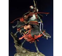 Statuine guerrieri giapponesi antichi samurai cavalieri resina 1/20 da dipingere