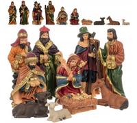 Statuine per il presepe di Natale, 10 pezzi. Presepe di Natale