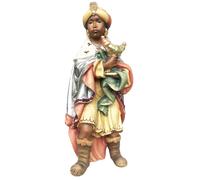 Statuine per il Presepe Matteo Collezione Tre Re Magi Gaspare H 8 CM Holzfigur