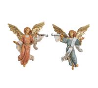 Statuine presepe Angelo con tromba Categoria 12cm 1 pezzo Fontanini (cod.15)