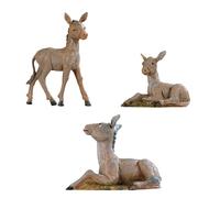 Statuine presepe Famiglia di asini Categoria 12cm Fontanini